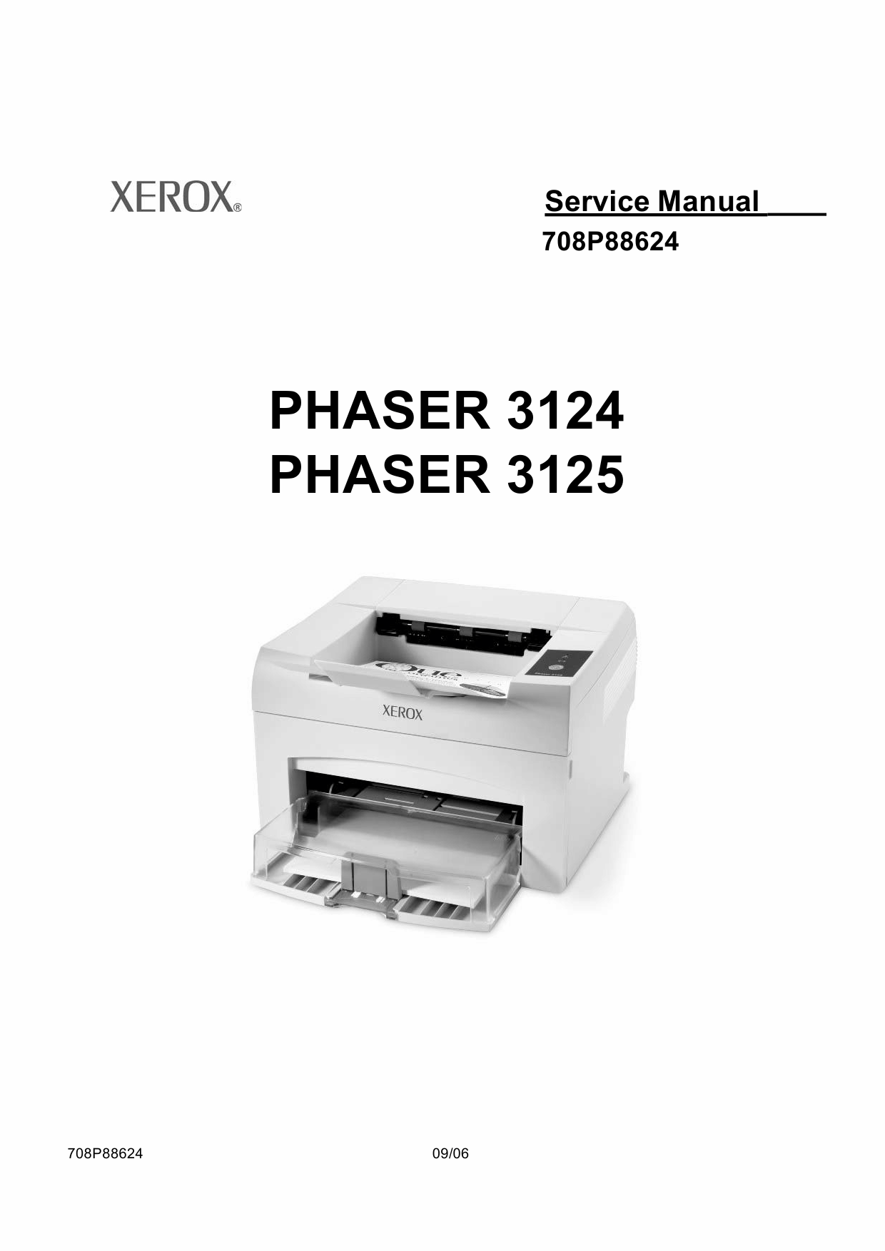 Xerox Phaser 3124 3125 Parts List and Service Manual-2